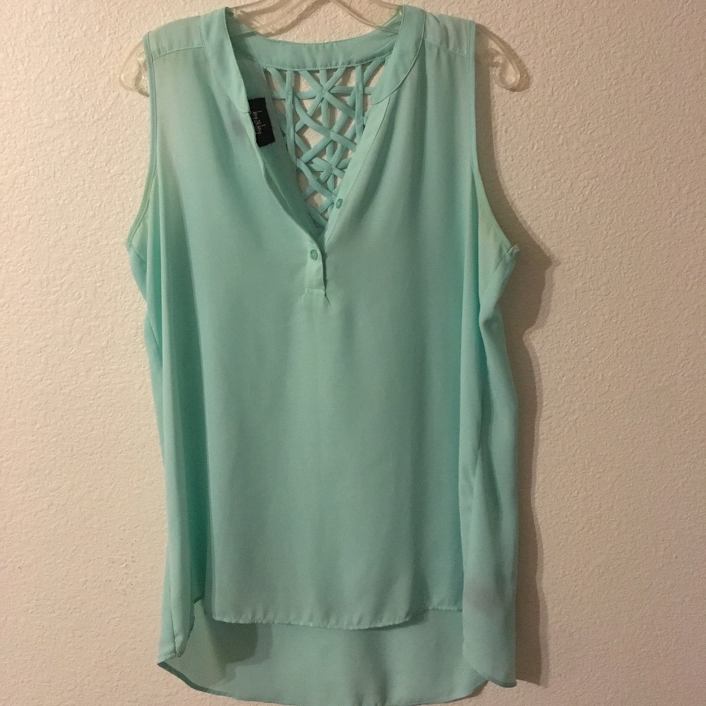 Turquoise tank top